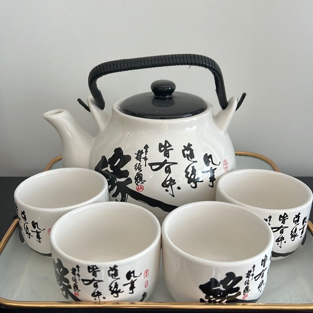 New Tableware Tea Set Porcelain set of 4